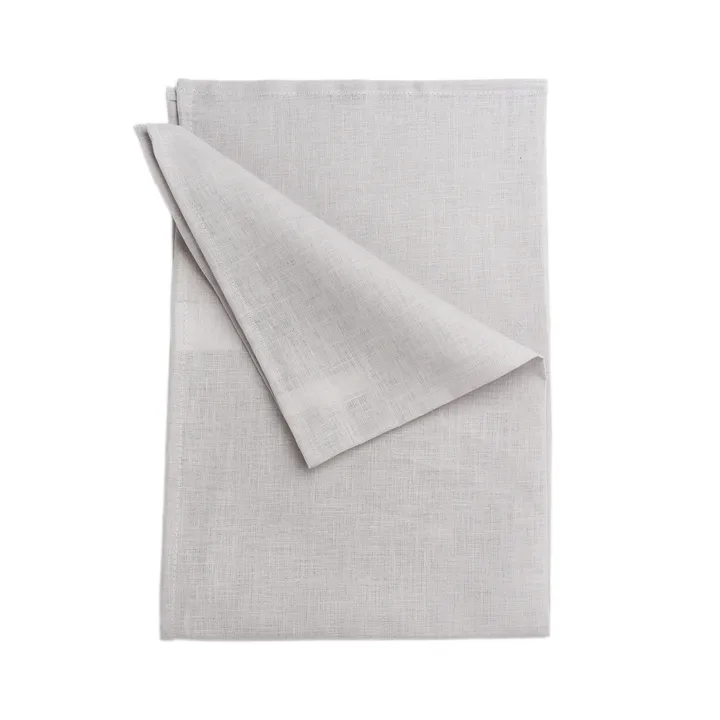 Serviettes de cuisine Clean 47x70 cm lot de 2 - Icy grey - Scandi Living