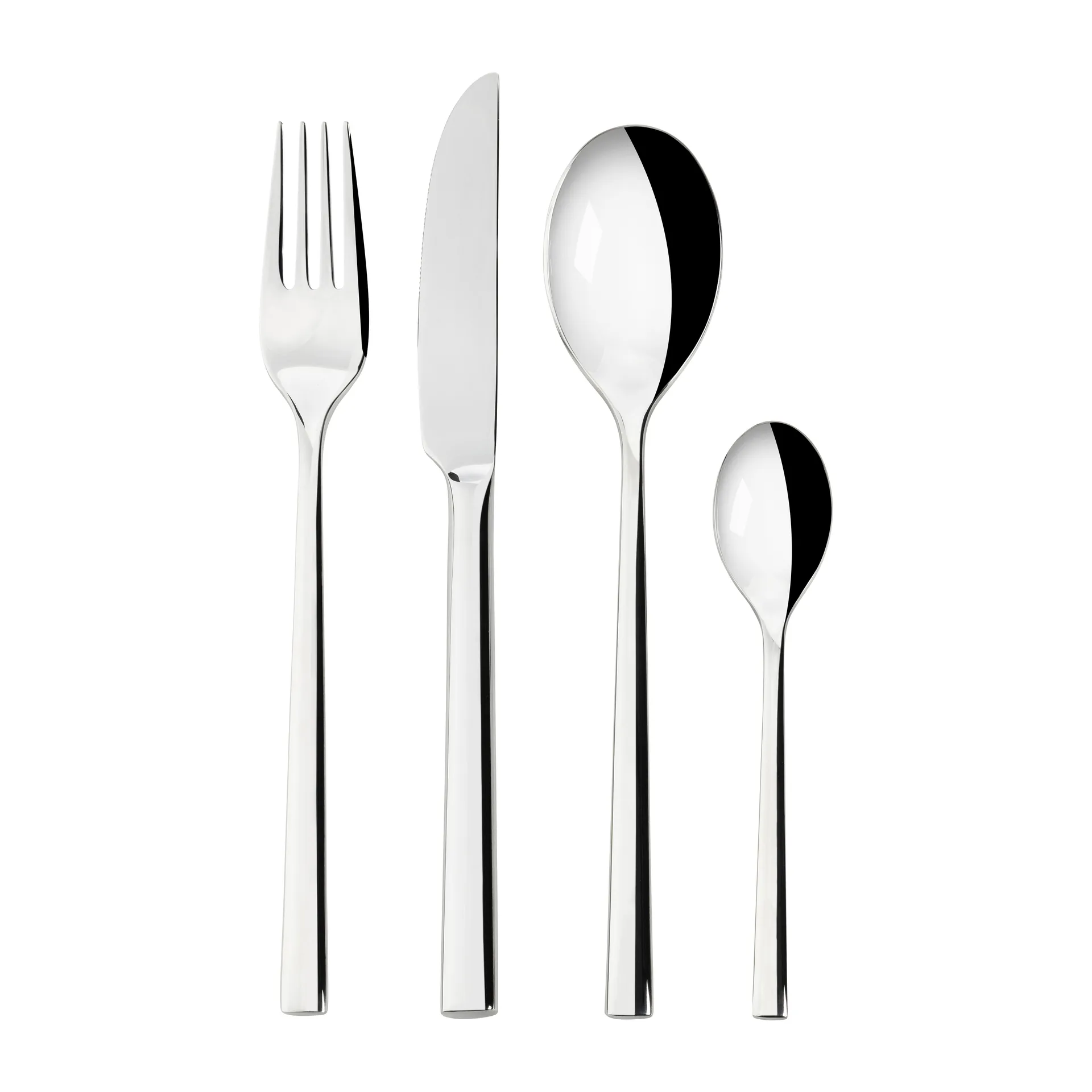 Set de couverts Lake 24 pièces , Acier inoxydable Scandi Living
