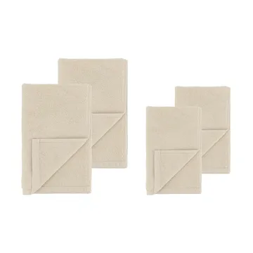 Set de serviettes Drift 4 pièces Blanc - Scandi Living