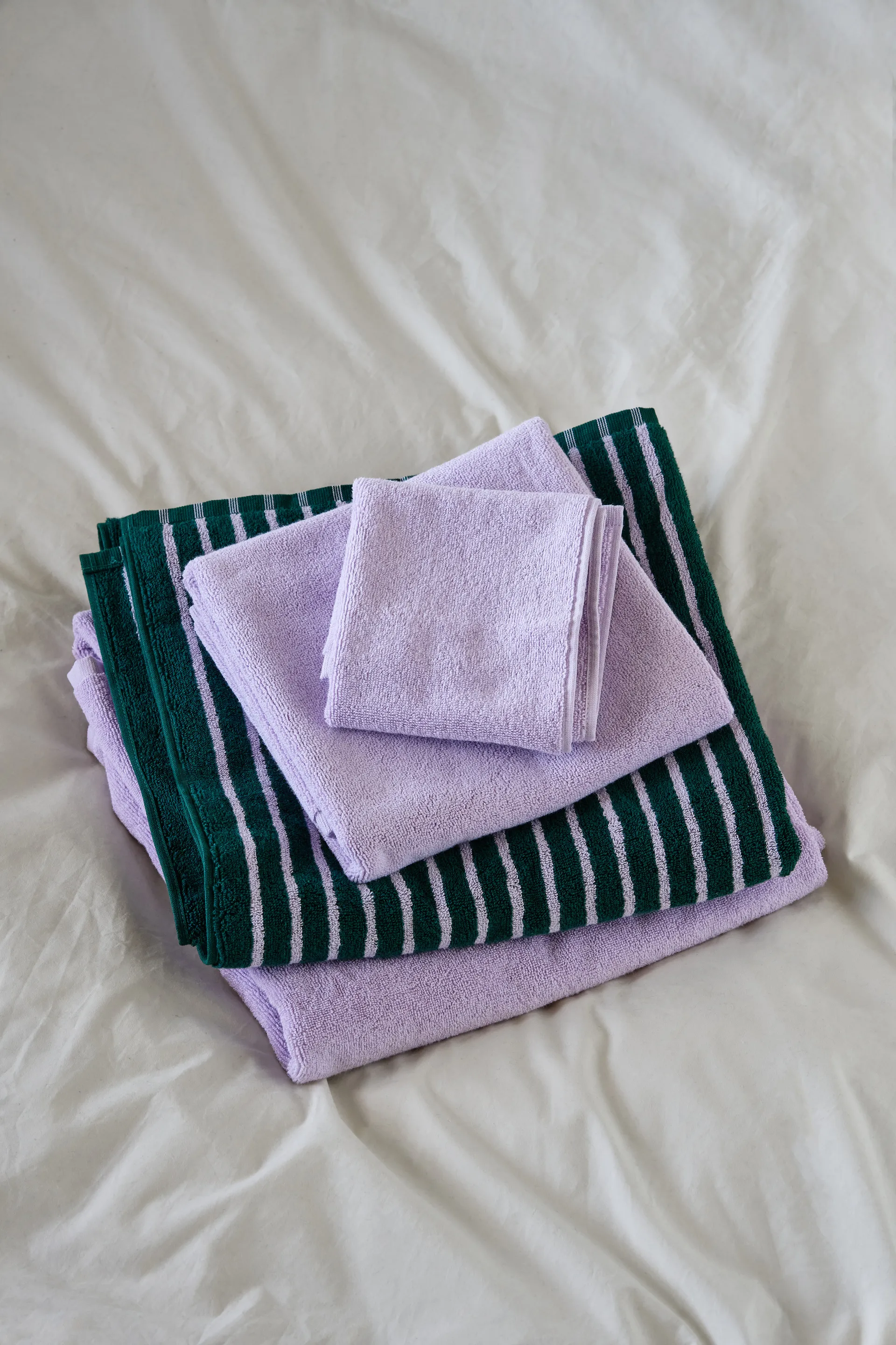 Set de serviettes Drift 4 pièces Violet,  Scandi Living