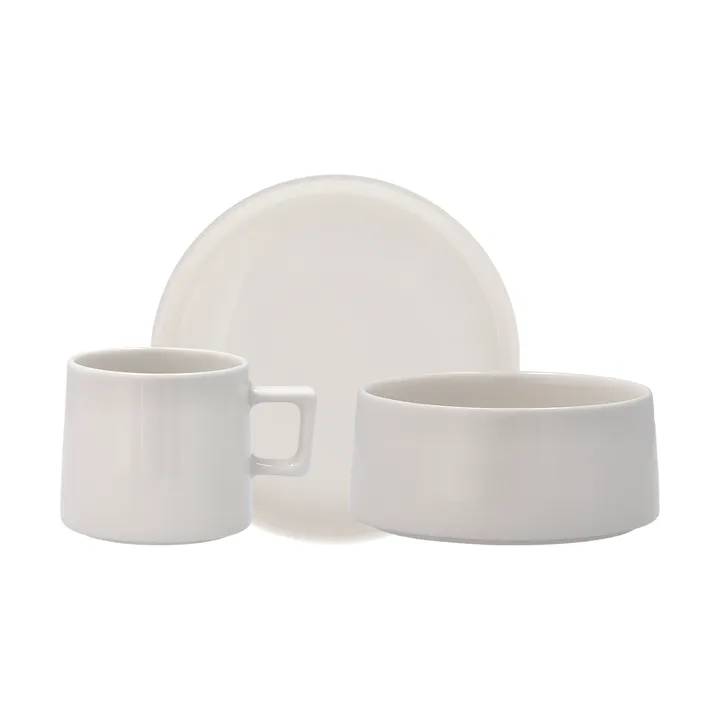 Set petit-déjeuner Taper 12 pièces - Blanc - Scandi Living