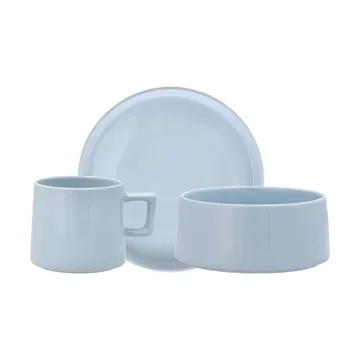Set petit-déjeuner Taper 12 pièces - Bleu clair - Scandi Living