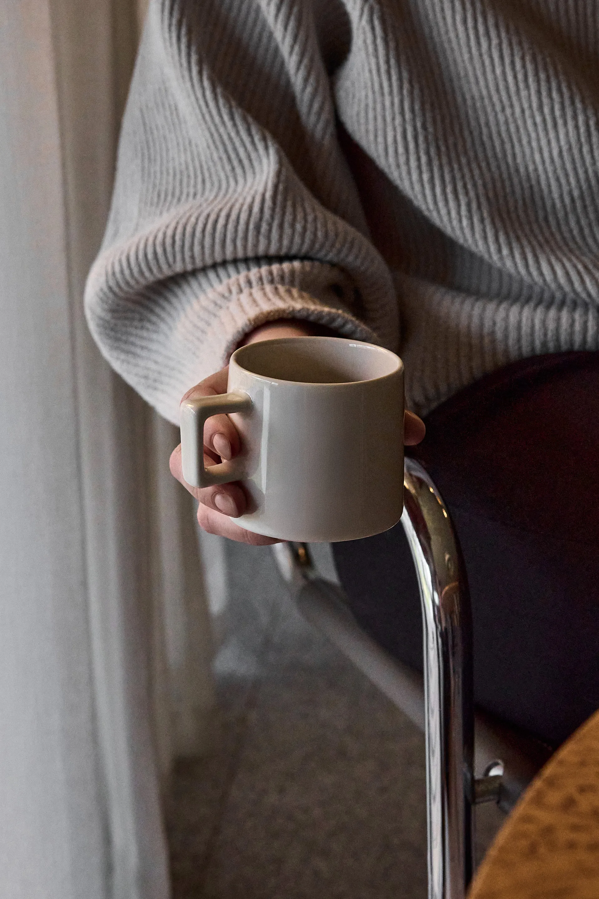 Set petit-déjeuner Taper 12 pièces - Gris clair,  Scandi Living