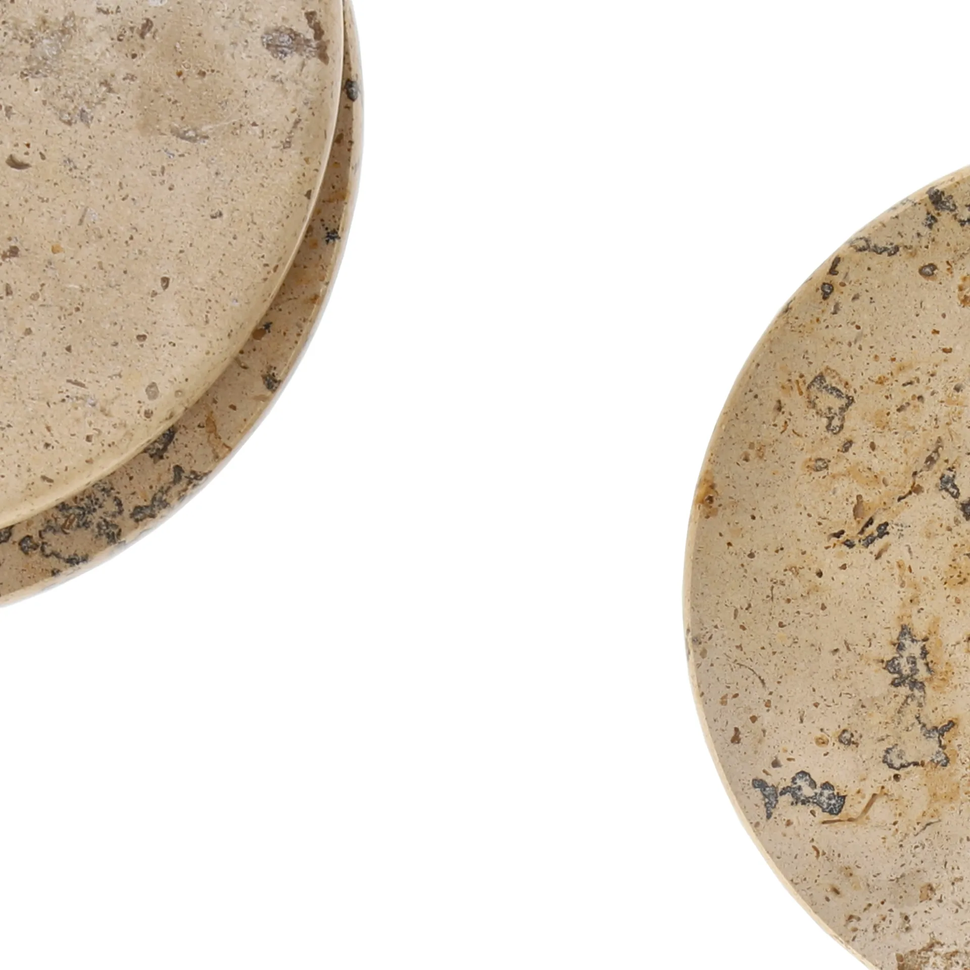 Sous-verres Ridge Ø10 cm 4 pièces, Marbre Scandi Living