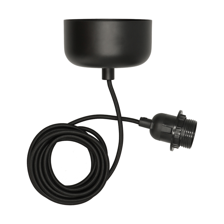Suspension de plafond avec câble de 250 cm - Noir - Scandi Living