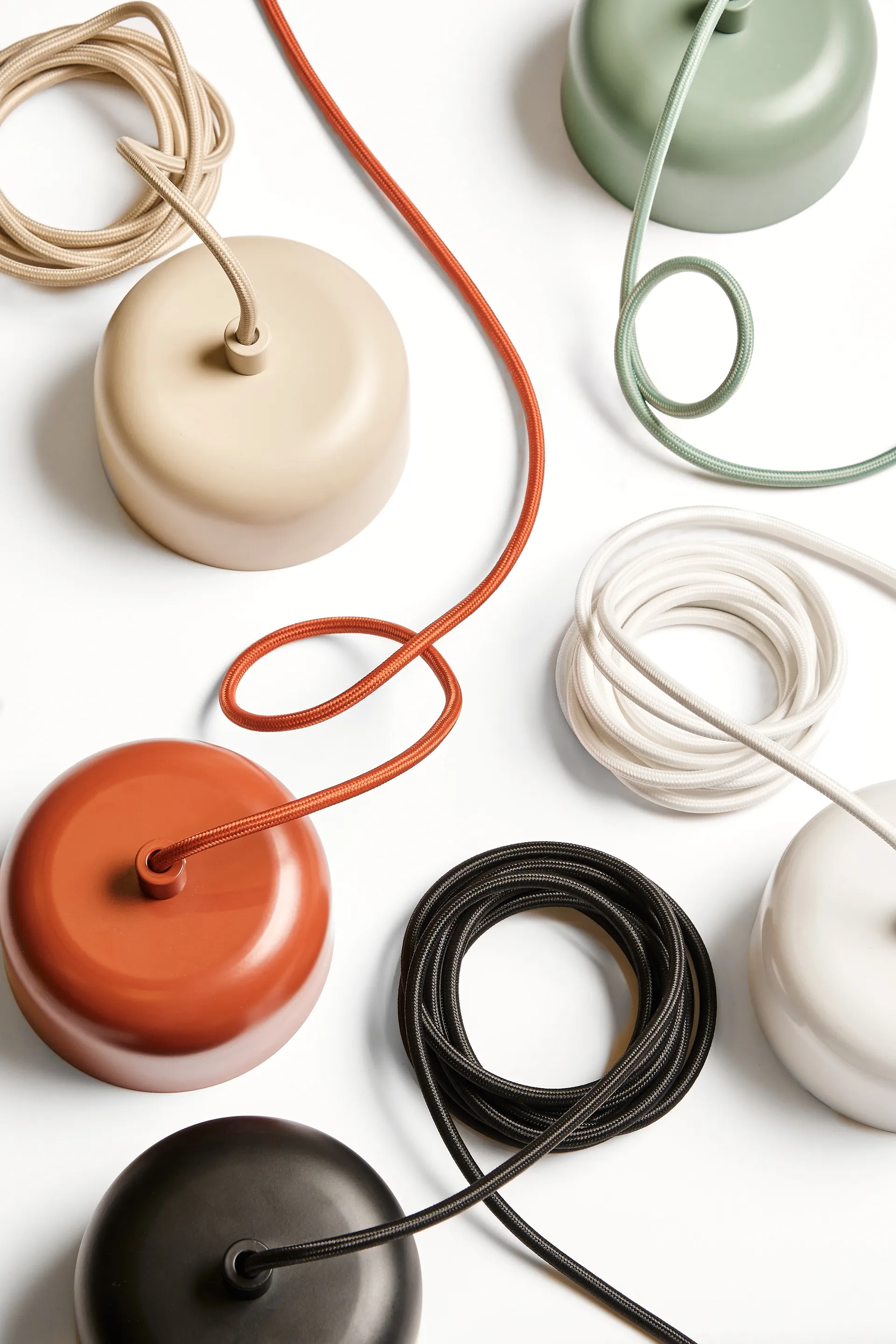 Suspension de plafond avec câble de 250 cm, Vert Scandi Living