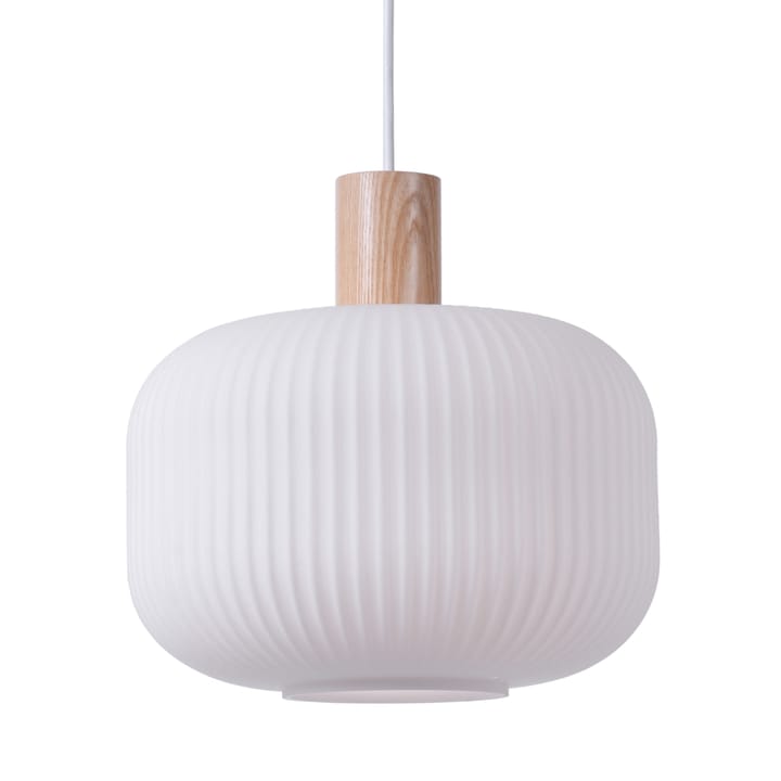 Suspension Fair Ø30 cm - Blanc givré-frêne - Scandi Living