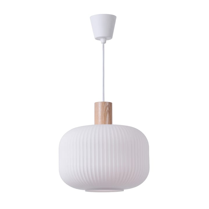Suspension Fair Ø30 cm - Blanc givré-frêne - Scandi Living