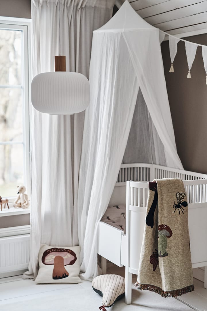 Suspension Fair Ø30 cm - Blanc givré-frêne - Scandi Living