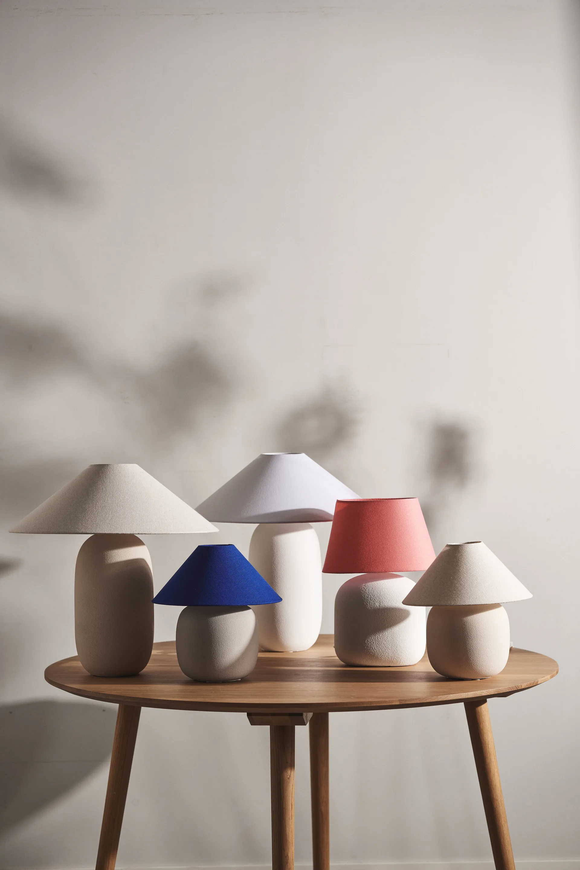 Suspension lumineuse Boulder white-peach Scandi Living
