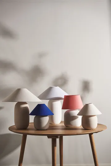 Suspension lumineuse Boulder white-peach - Scandi Living