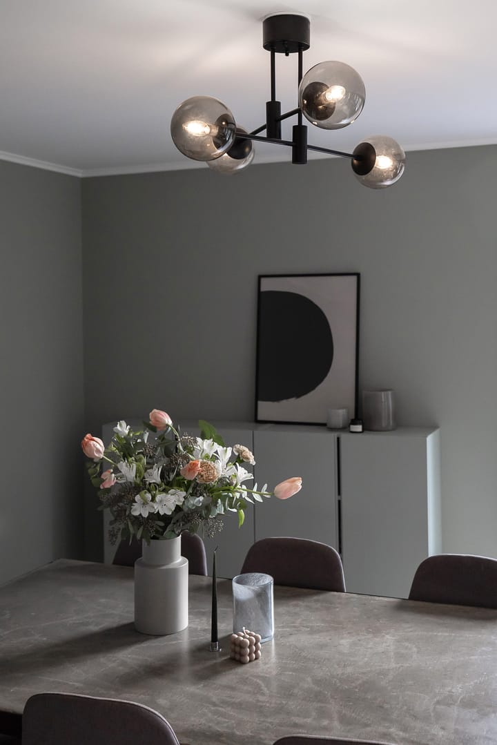 Suspension Solar noir 73 cm - Gris fumée - Scandi Living