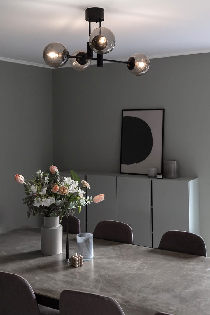 Suspension Solar noir 73 cm - Gris fumée - Scandi Living