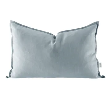 Taie d'oreiller en lin Calm 40x60 cm - Bleu ciel - Scandi Living