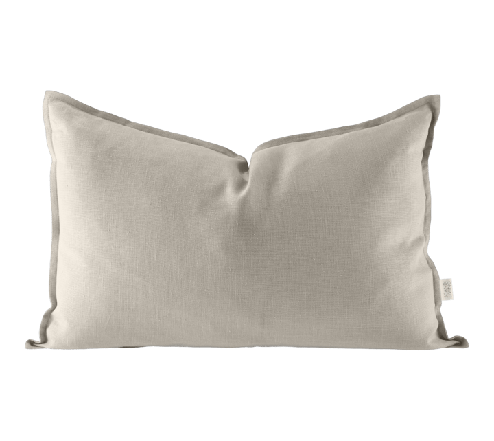 Taie d'oreiller en lin Calm 40x60 cm - Greige - Scandi Living