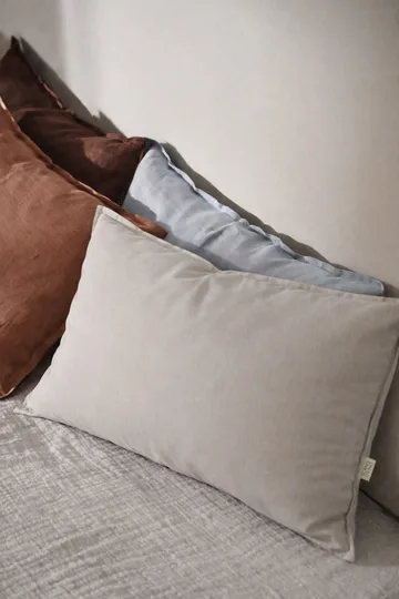 Taie d'oreiller en lin Calm 40x60 cm - Greige - Scandi Living