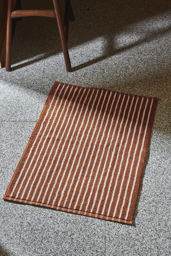 Tapis de bain Drift 50x70cm, Brun-blanc Scandi Living