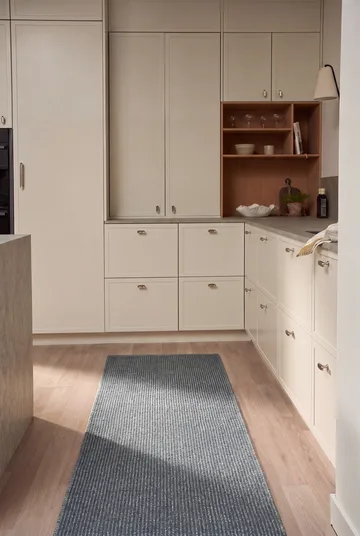 Tapis de couloir Fallow - Blå, 70x250 cm - Scandi Living