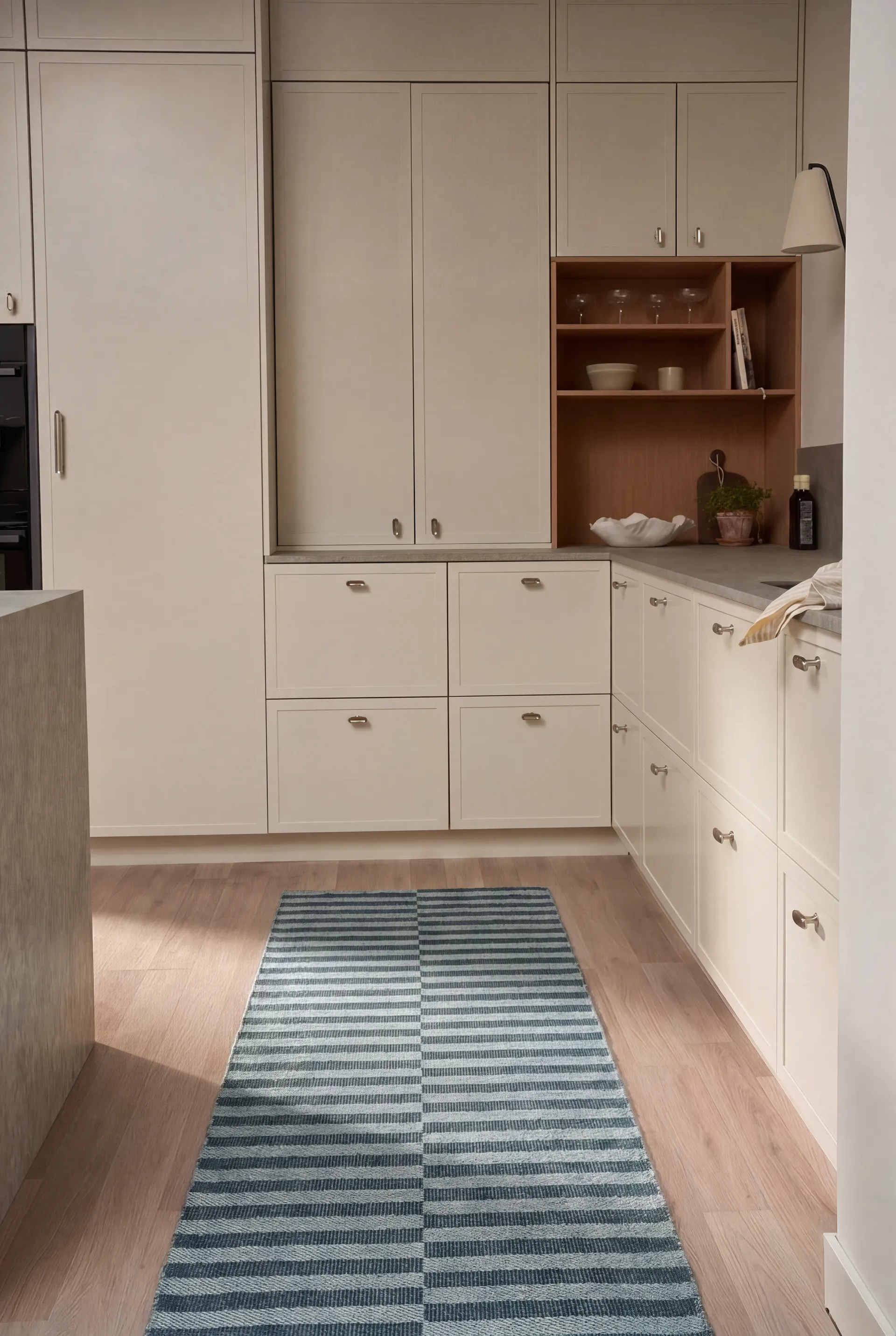 Tapis de couloir Path, Ocean blue, 70x200 cm Scandi Living