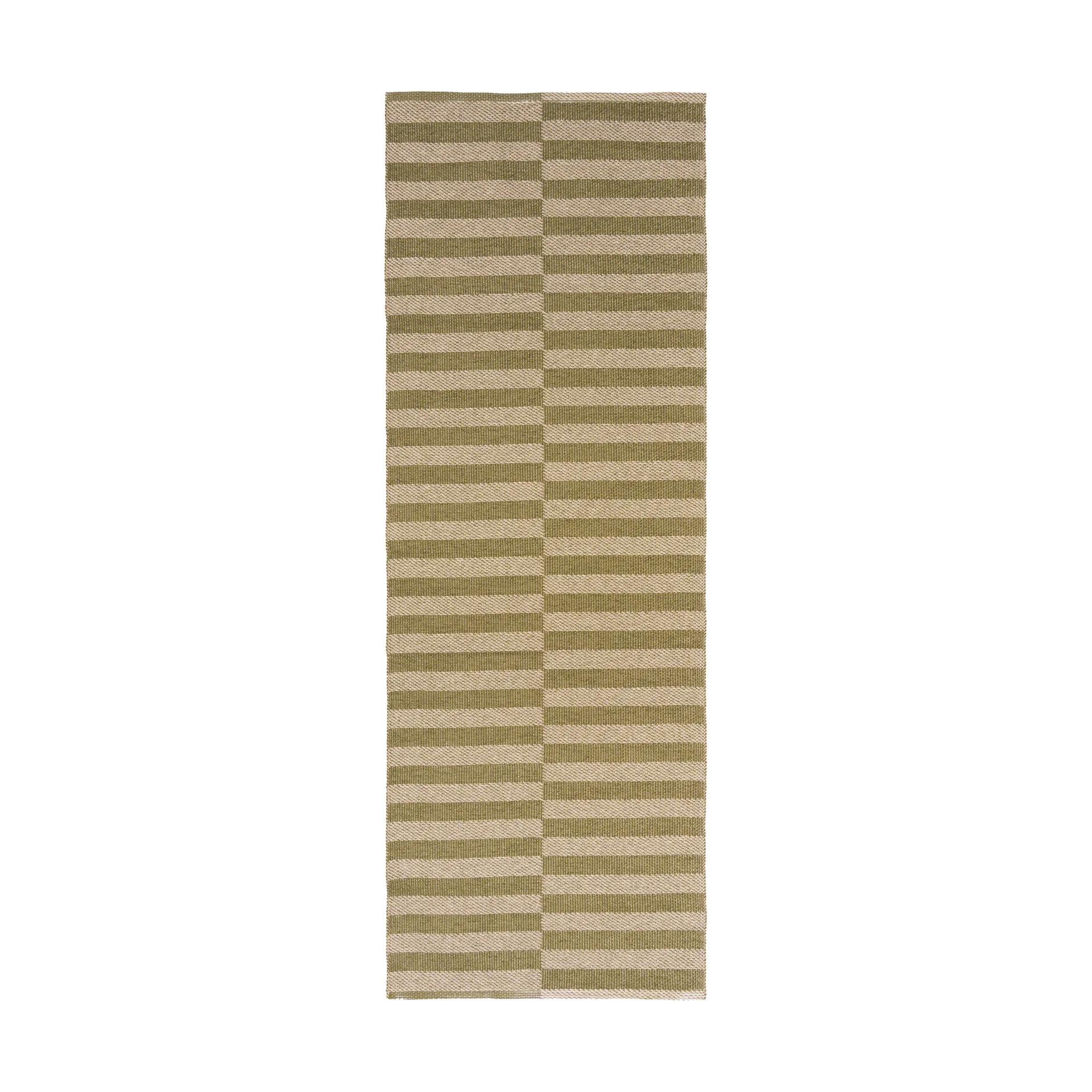 Tapis de couloir Path, Olive green, 70x200 cm Scandi Living