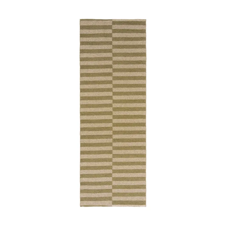 Tapis de couloir Path - Olive green, 70x250 cm - Scandi Living