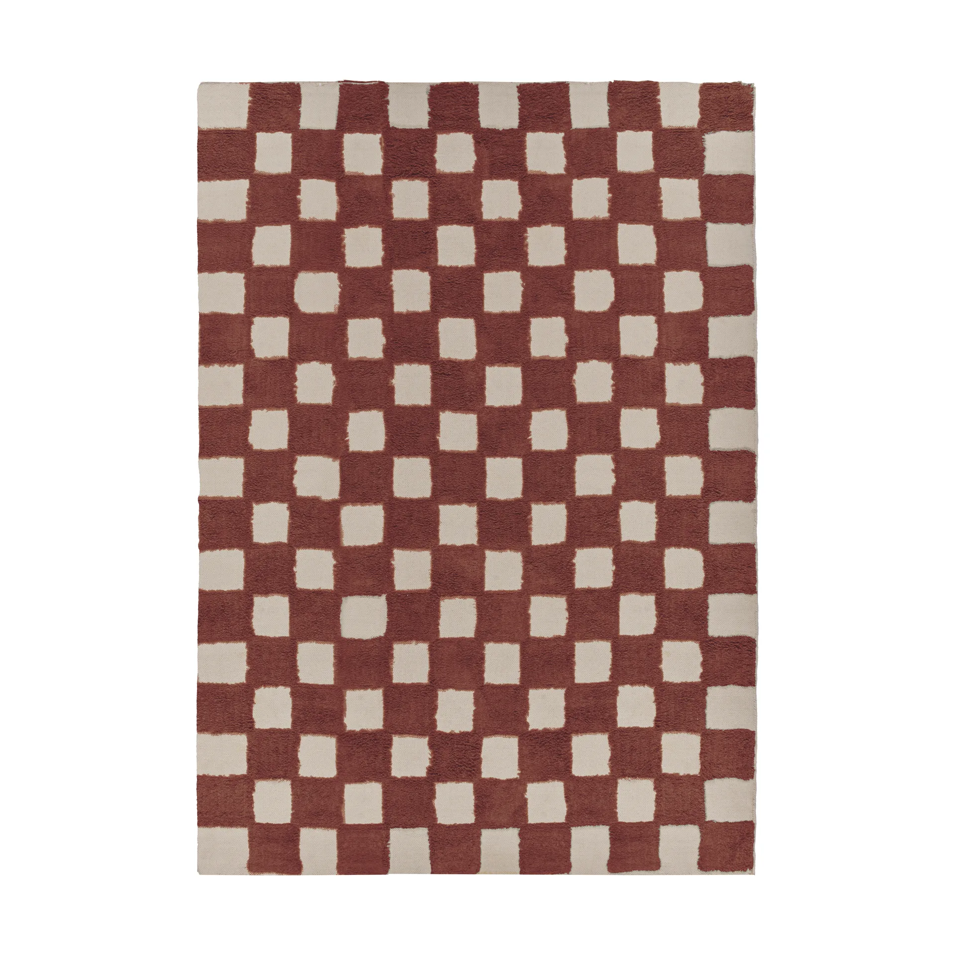 Tapis de jeu Checker 170x240 cm, Cocoa Scandi Living