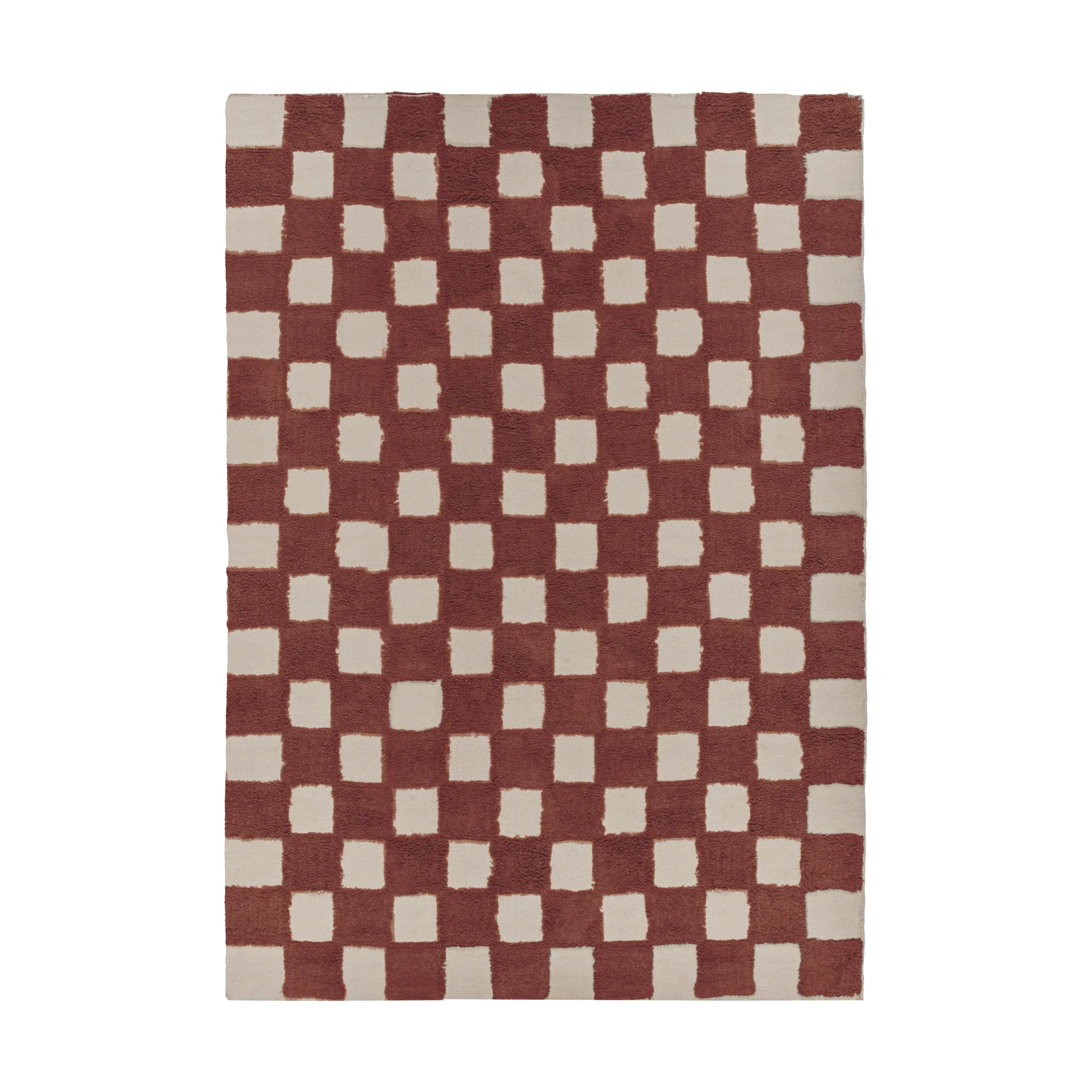 Tapis de jeu Checker 170x240 cm, Rust Scandi Living