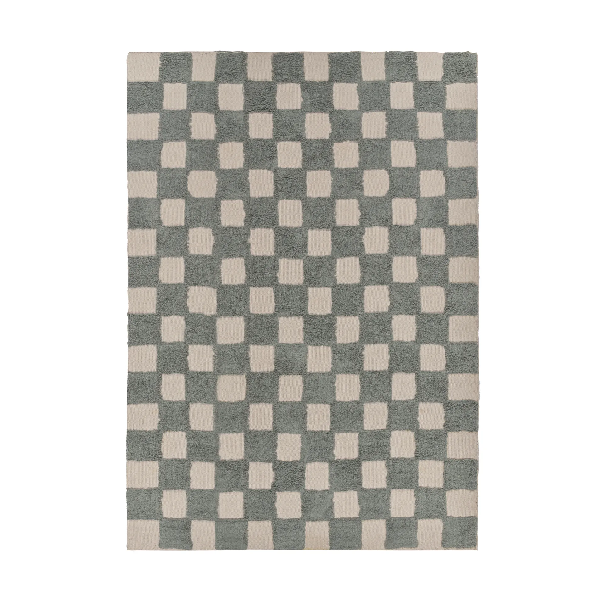 Tapis de jeu Checker 170x240 cm, Vert Scandi Living