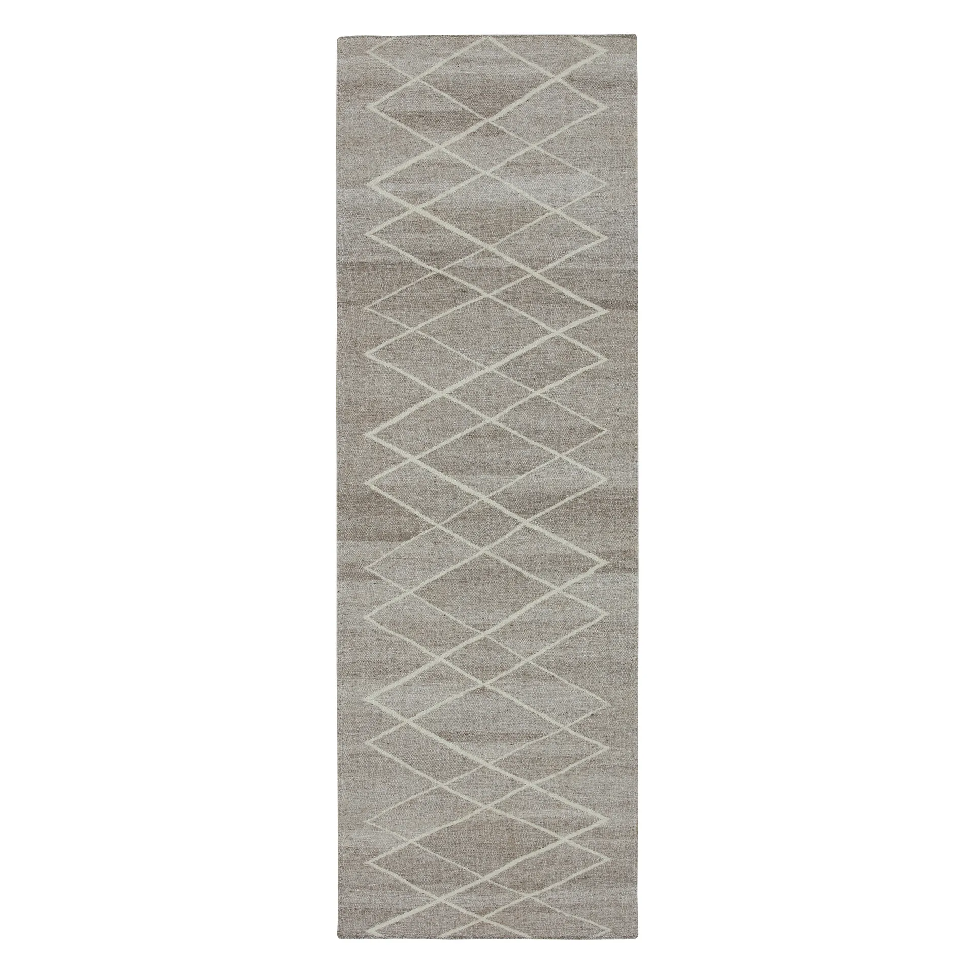 Tapis de laine crème Peak, 80x240 cm Scandi Living