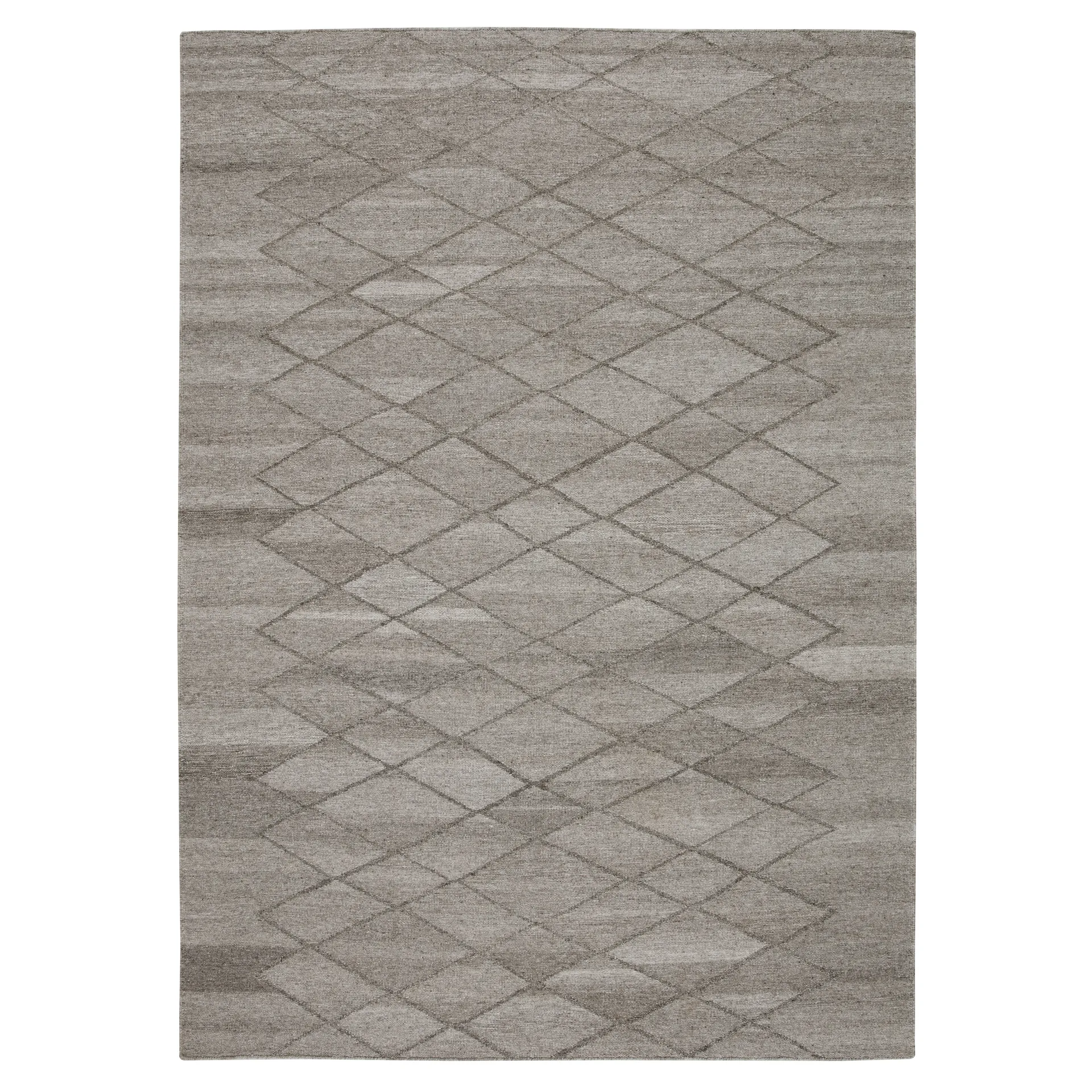 Tapis de laine gris nature Peak, 170x240 cm Scandi Living