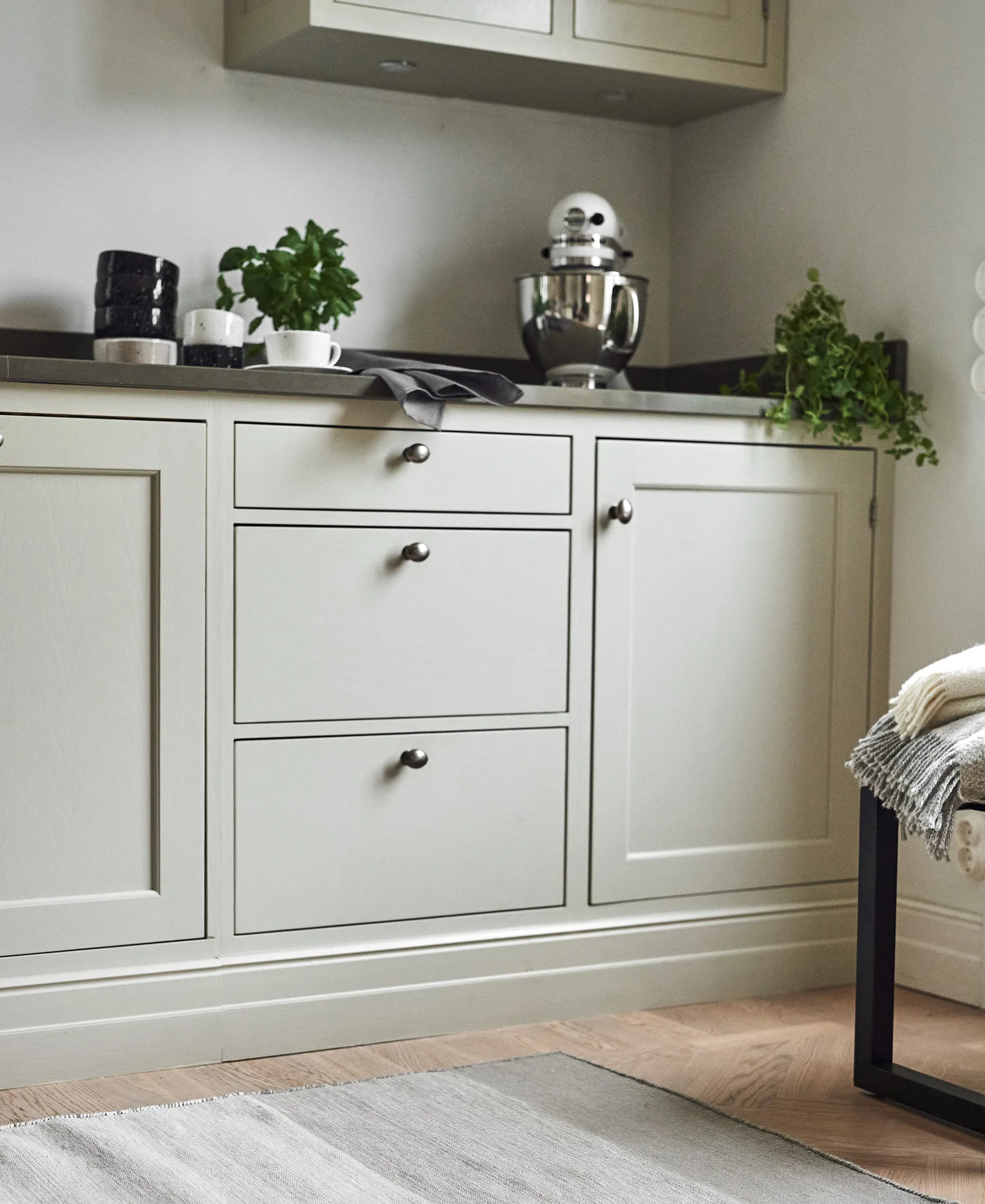 Tapis de laine gris pâle Granite, 170x240 cm Scandi Living