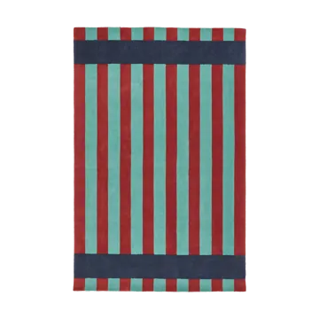 Tapis en laine Aisles - Vert, 200x300 cm - Scandi Living