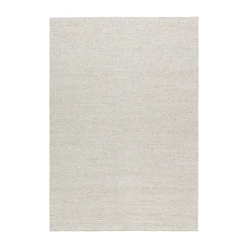 Tapis en laine Braided blanc nature - 200x300 cm - Scandi Living