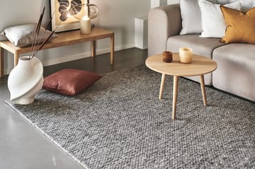 Tapis en laine Braided gris nature - 170x240 cm - Scandi Living