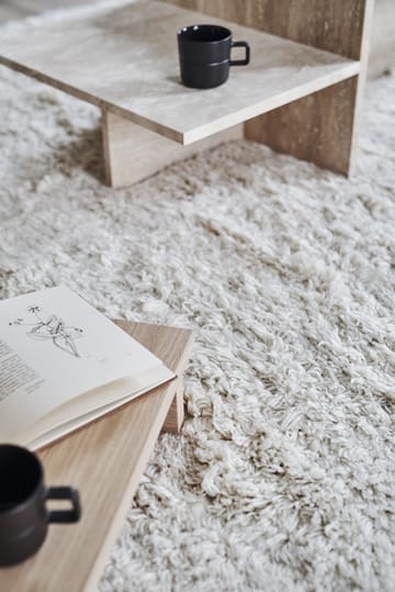 Tapis en laine Cozy blanc nature - 200x300 cm - Scandi Living