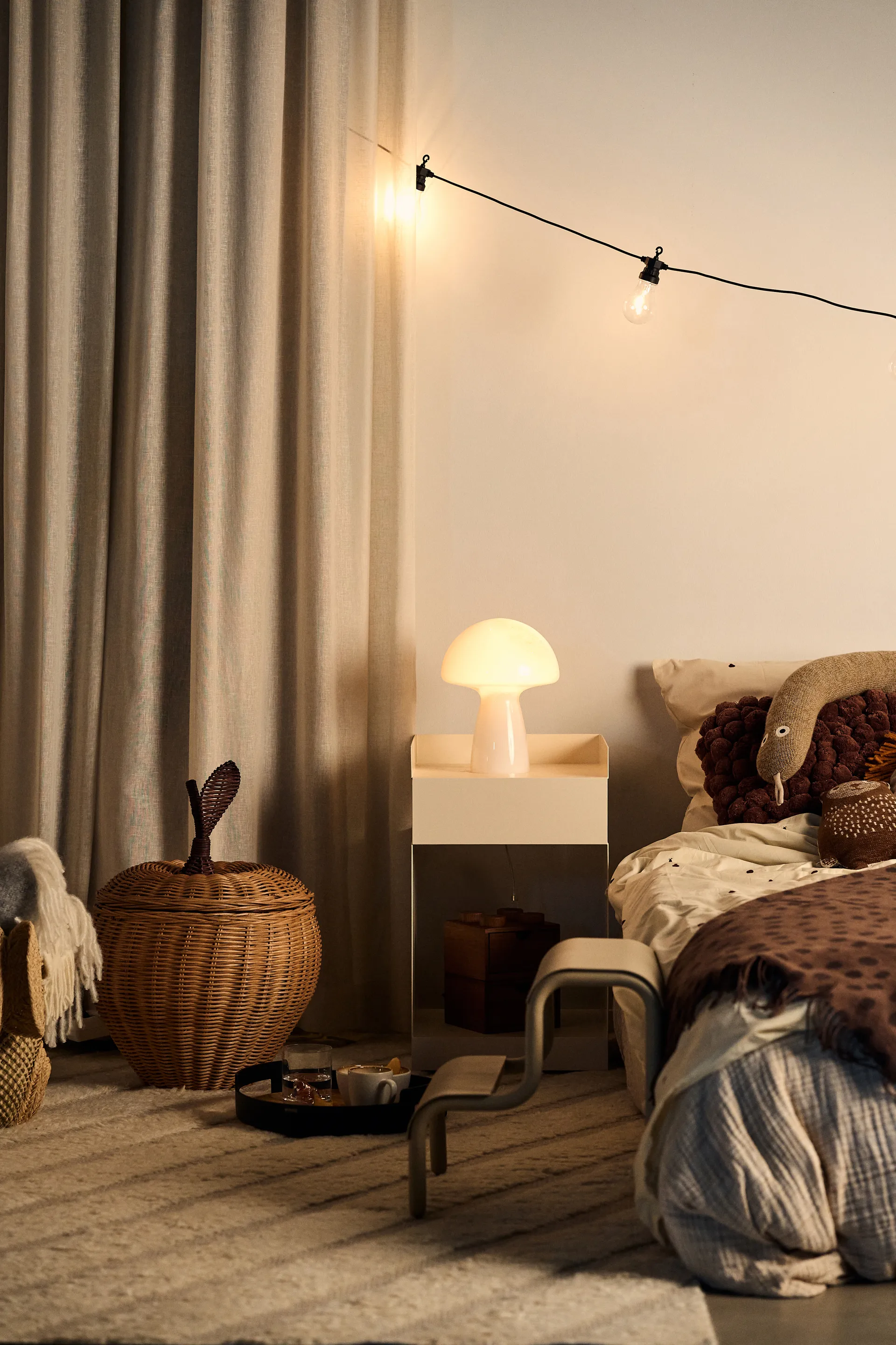 Tapis en laine Cozy line blanc nature, 170x240 cm Scandi Living