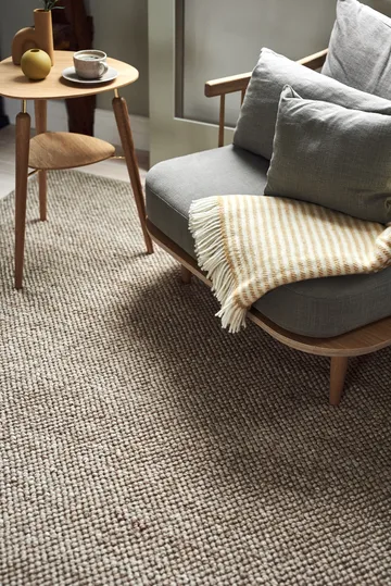 Tapis en laine Flock beige - 170x240 cm - Scandi Living