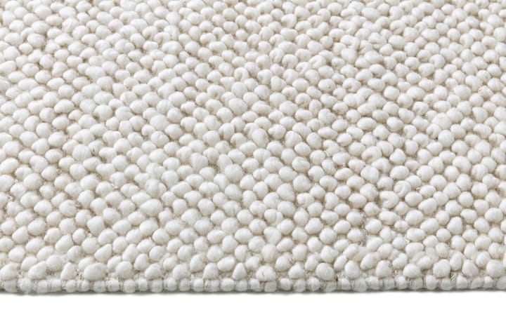 Tapis en laine Flock blanc nature - 200x300 cm - Scandi Living