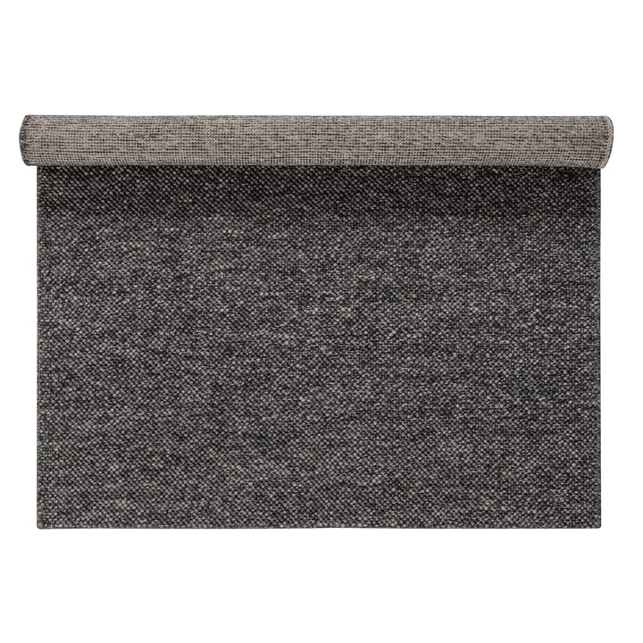 Tapis en laine Flock gris foncé - 170x240 cm - Scandi Living