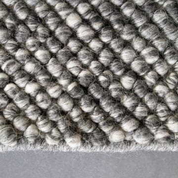 Tapis en laine Flock gris foncé - 170x240 cm - Scandi Living
