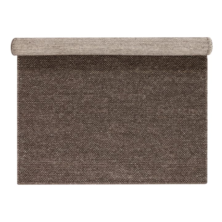 Tapis en laine Flock marron naturel - 170x240 cm - Scandi Living