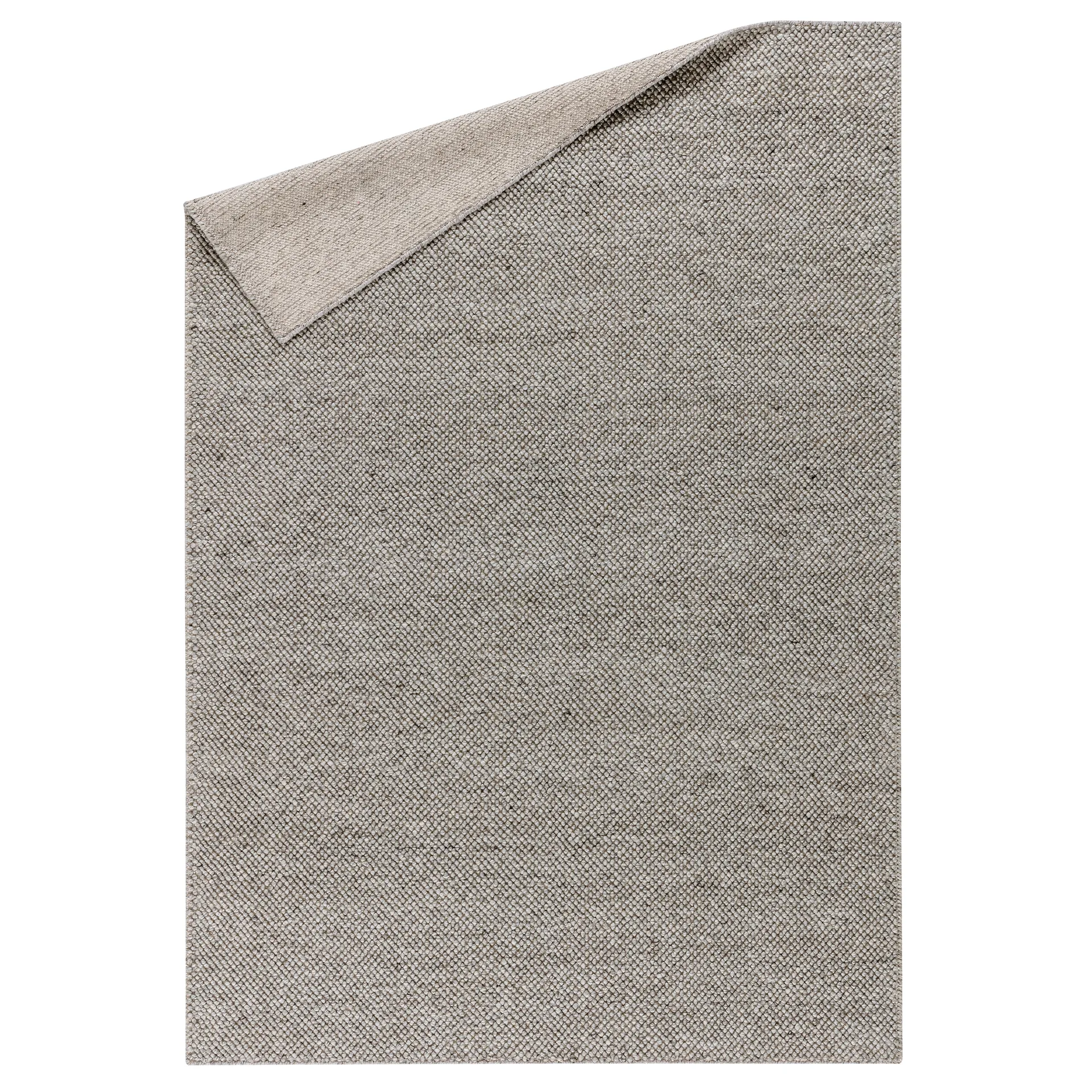 Tapis en laine Flock Nature gris, 170x240 cm Scandi Living