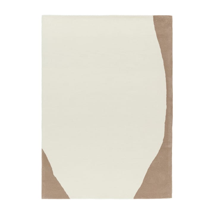 Tapis en laine Flow blanc-beige, 200x300 cm Scandi Living