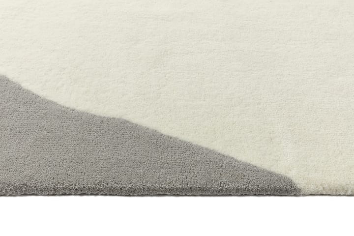 Tapis en laine Flow blanc-gris - 170x240 cm - Scandi Living