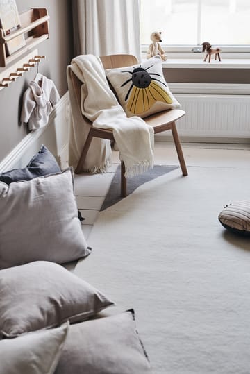 Tapis en laine Flow blanc-gris - 200x300 cm - Scandi Living