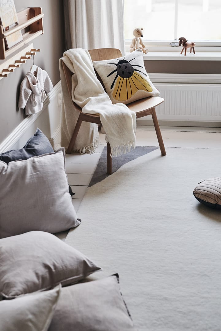Tapis en laine Flow blanc-gris, 200x300 cm Scandi Living