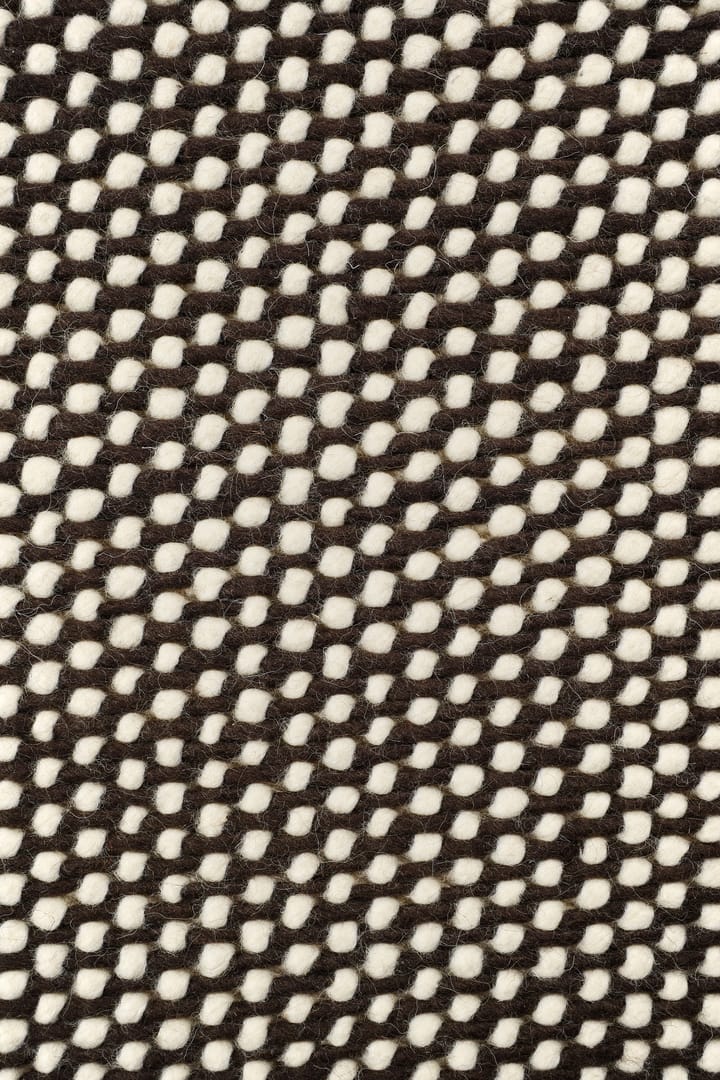 Tapis en laine Hill blanc/marron, 170x240 cm Scandi Living