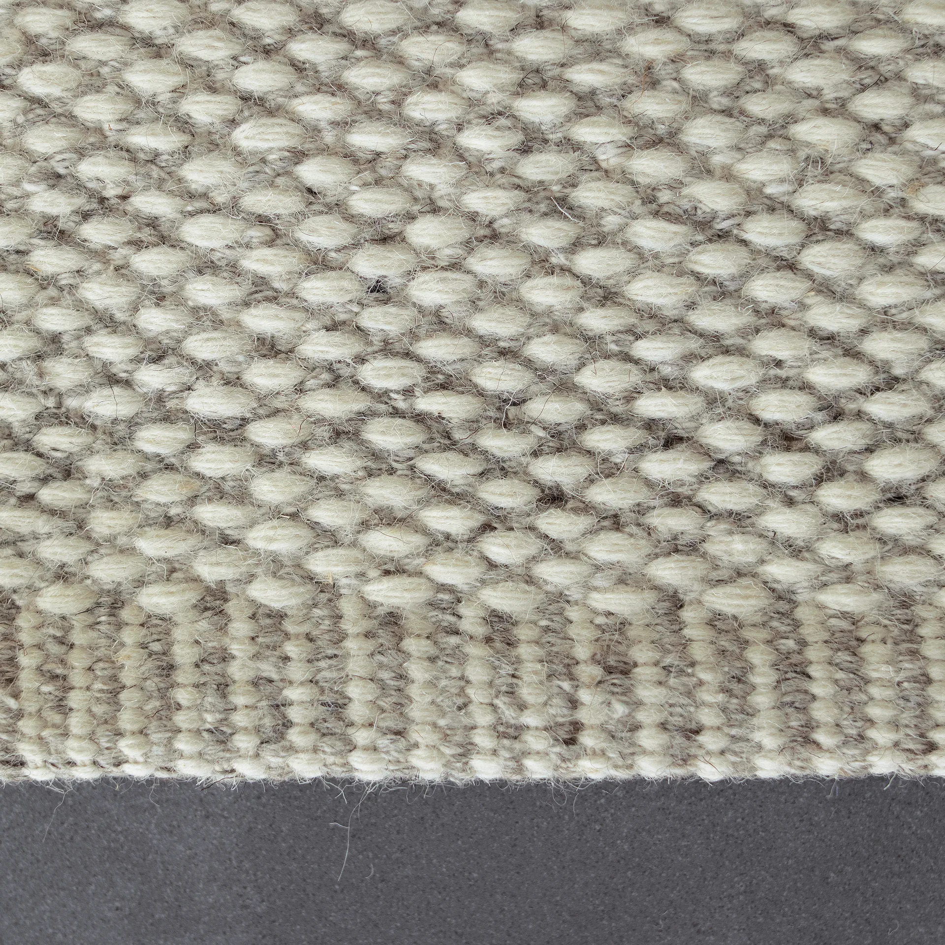 Tapis en laine Lea blanc nature, 170 x 240cm Scandi Living