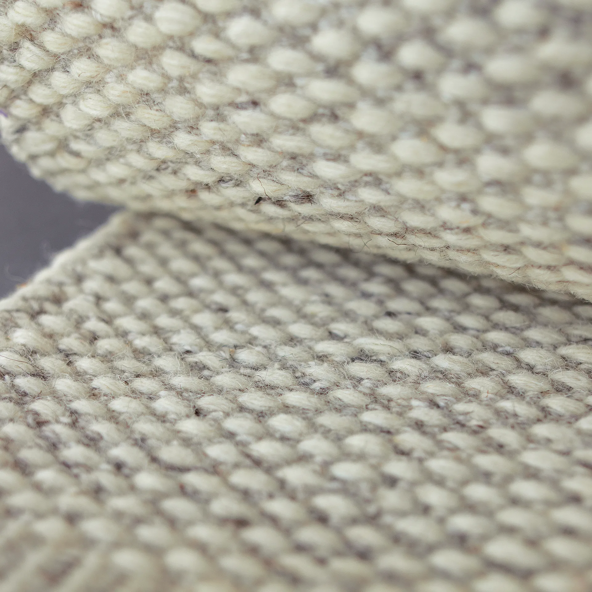 Tapis en laine Lea blanc nature, 200 x 300cm Scandi Living