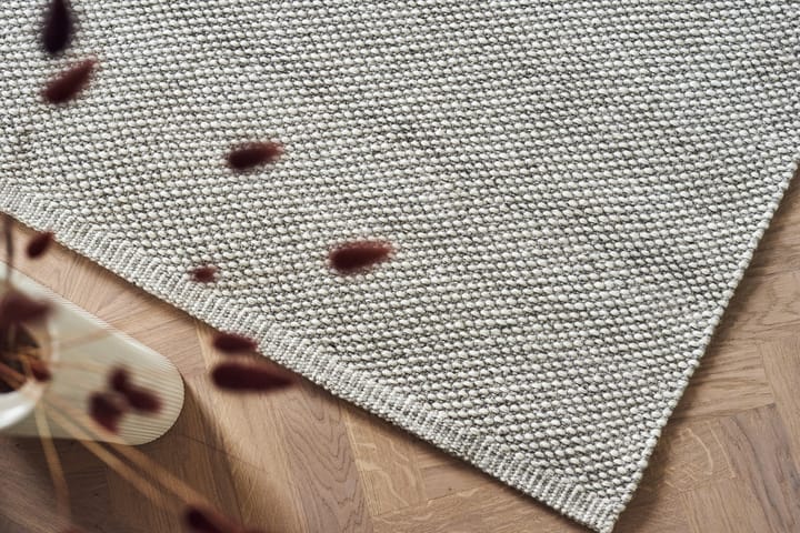Tapis en laine Lea Nature blanc - 170 x 240cm - Scandi Living